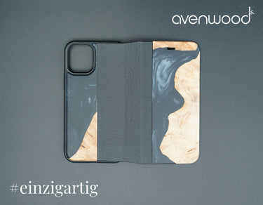 ÉTUI À FLIPCHE PORTO COLLECTION iPhone 12 Mini 6554 Noir